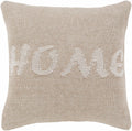 Mauriceville Beige Home Knit Throw Pillow - Clearance-0