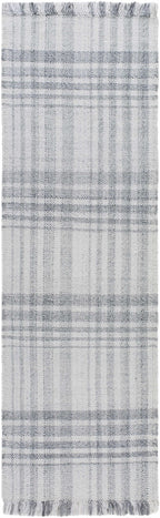 Inara Gray Plaid Area Rug - Clearance-5