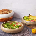 Bamboo Fruit Bowl & Home Decor Bowl (Natural)-3