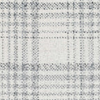 Inara Gray Plaid Area Rug - Clearance-3
