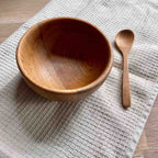 Upcycled Handmade Small Wooden Bowl (2 patterns)-2